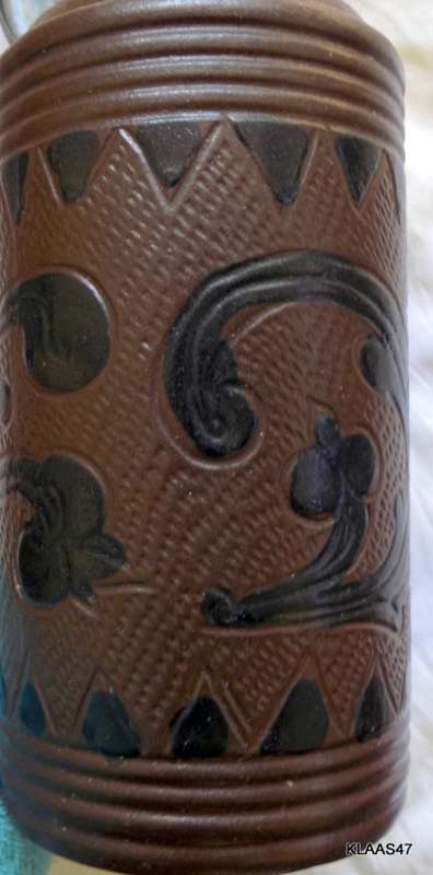 Konig Pilsener year jug 1978 brown-black Beer stein with pewter lid Rein Zinn