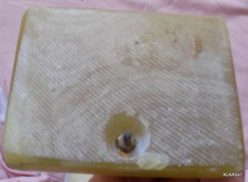 VINTAGE MARBLE SINGLE PIPE STAND REST
