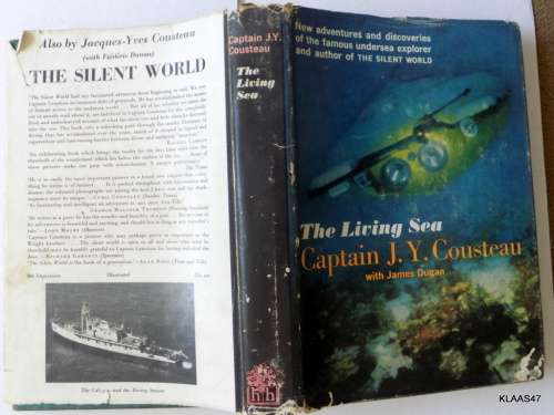 The Living Sea - Captain J Y Cousteau with James Dugan - Hardcover