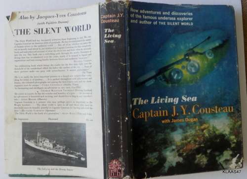 The Living Sea - Captain J Y Cousteau with James Dugan - Hardcover