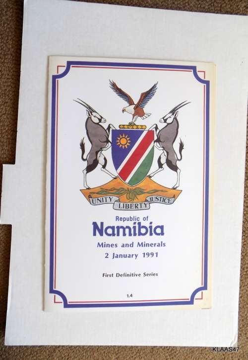 Namibia postage stamps, First Definitive sSeries, 1991, Mines Minerals (14)