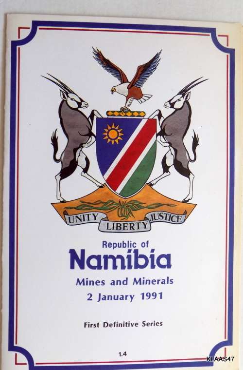 Namibia postage stamps, First Definitive sSeries, 1991, Mines Minerals (14)