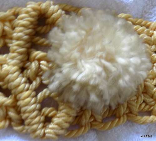 MACRAME WALL HANGING - Polish Icon (Mother of God) and Loose Polish Emblem