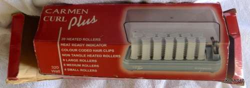 Carmen Curl Plus - 20 Heated Rollers - 8 Large, 8 Medium, 4 Small - All Clips included