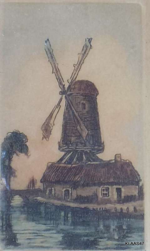 3 FRAMED ETCHINGS - FRAMED  - Signed, but cant make it out