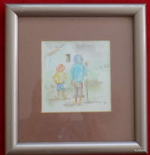 WATERCOLOUR - N KLEYNHANS `95 - FRAMED