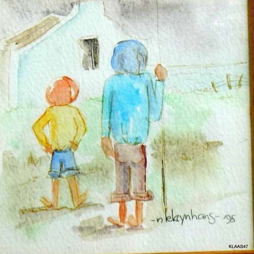 WATERCOLOUR - N KLEYNHANS `95 - FRAMED