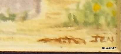 WATERCOLOUR - COTTAGE - JEN - 12.8cm - FRAMED