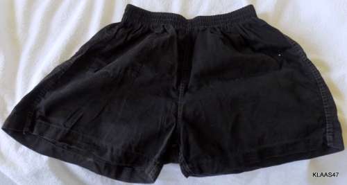 SA ARMY(SADF) - PT Shorts (Black) Label Faded (Small or Medium)