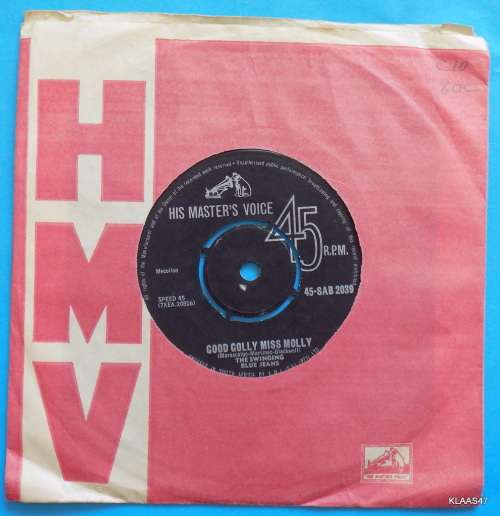 The Swinging Blue Jeans /Good Golly Miss Molly - His Master`s Voice 45-SAB 2039 - South Africa EMI