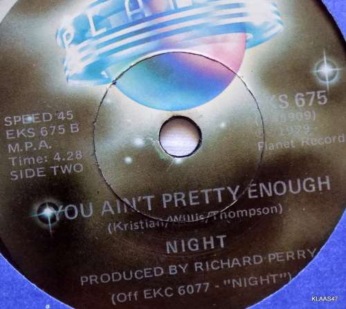 Chris Thompson And Night - Planet EKS 675 - 7` Single - South Africa 1979