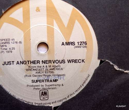 Supertramp  The Logical Song - AandM Records  AMRS 1276 - 7` Single - South Africa 1979