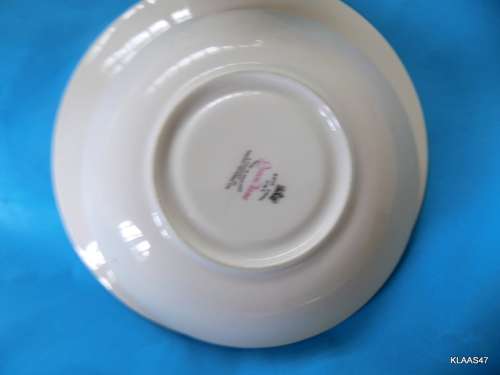 VINTAGE RIDGWAY POTTERIES QUEEN ANNE FINE BONE CHINA SAUCER AND PLATE B964