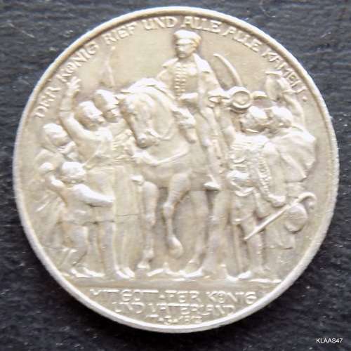 DEUTSCHES REICH 2 MARK 1913 (Germany) IMPERIAL EMPIRE Rare German 90% Silver