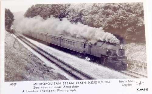 London`s Transport Over The Years - Set of 5 Cards - Set LT2 - London Transport STEAM II