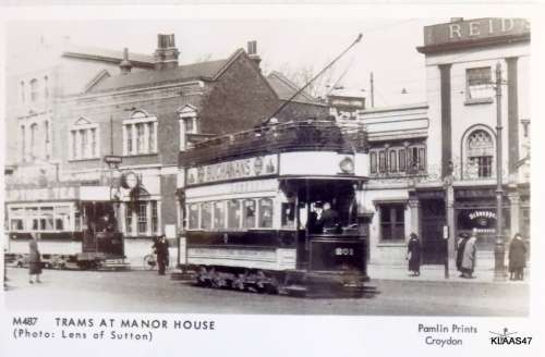 London`s Transport over the Years : Set of 5 Cards : Set LT3 - London Trams III