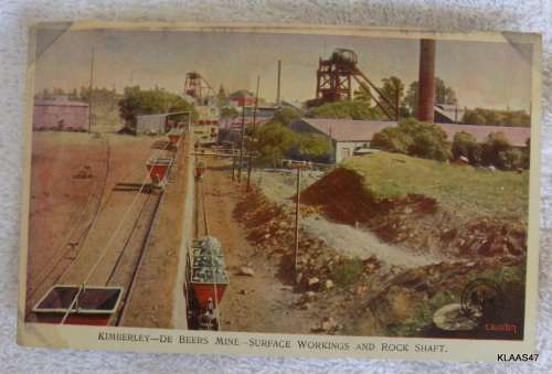 6 Vintage Post Cards from the Cape Government Railway Series - All addressed - only 1 postally used