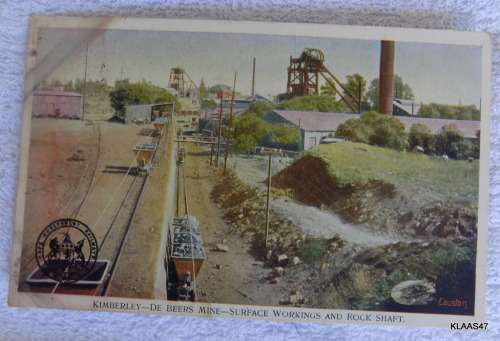 6 Vintage Post Cards from the Cape Government Railway Series - All addressed - only 1 postally used