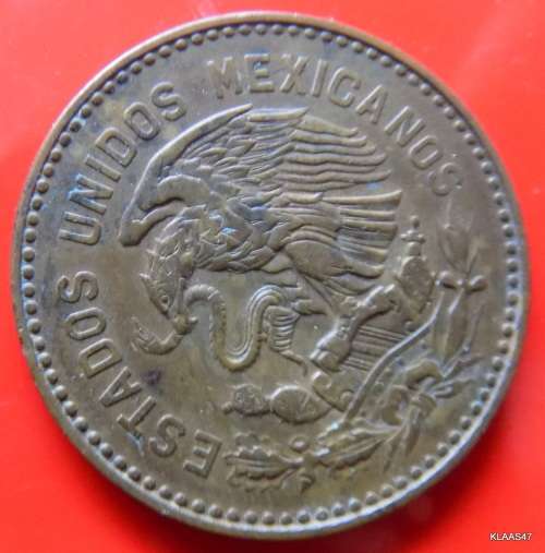 Mexico 1957 Cincuenta Centavos Aztec Ruler Cuautemoc 50 Centavos