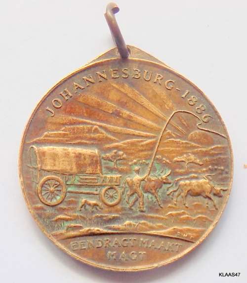 EMPIRE EXHIBITION - JOHANNESBURG 1936 / EENDRACT MAAKT MACHT - MEDALLION