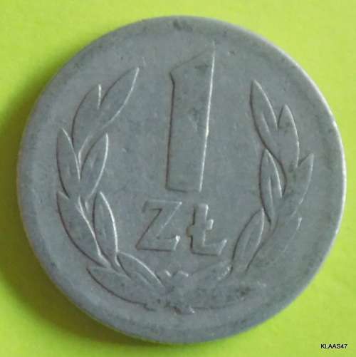1949 Poland 1 Zloty coin