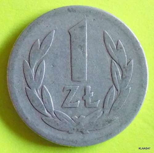 1949 Poland 1 Zloty coin