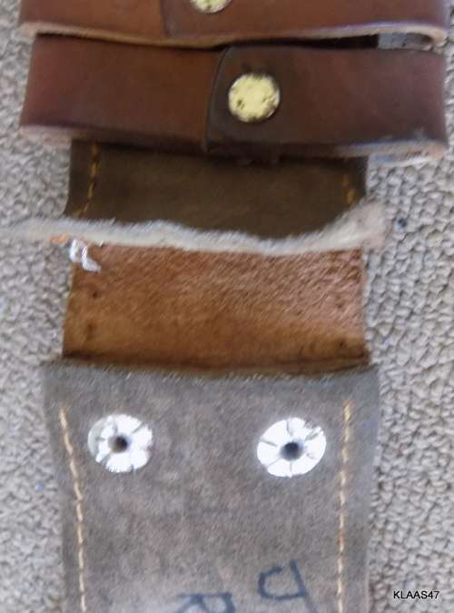 VINTAGE - MAXA -  4` Padded Leather Weight-Lifting Belt -  96cm Long (Needs some stitching)