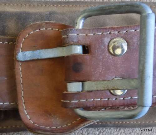 VINTAGE - MAXA -  4` Padded Leather Weight-Lifting Belt -  96cm Long (Needs some stitching)