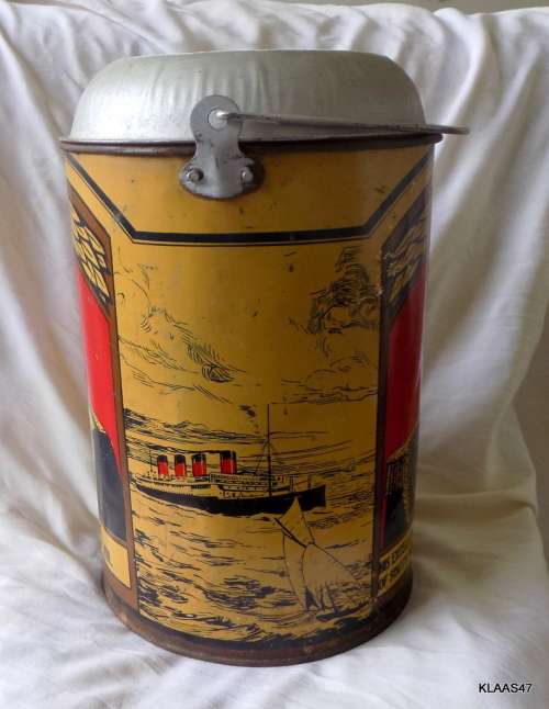 Vintage Tin - His Majesty King Edward VIII and Lord Clarendon (Govenor General South Africa)