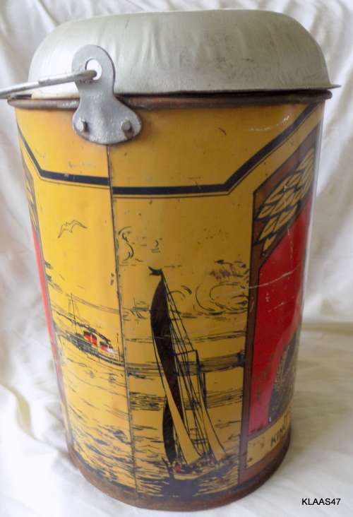 Vintage Tin - His Majesty King Edward VIII and Lord Clarendon (Govenor General South Africa)