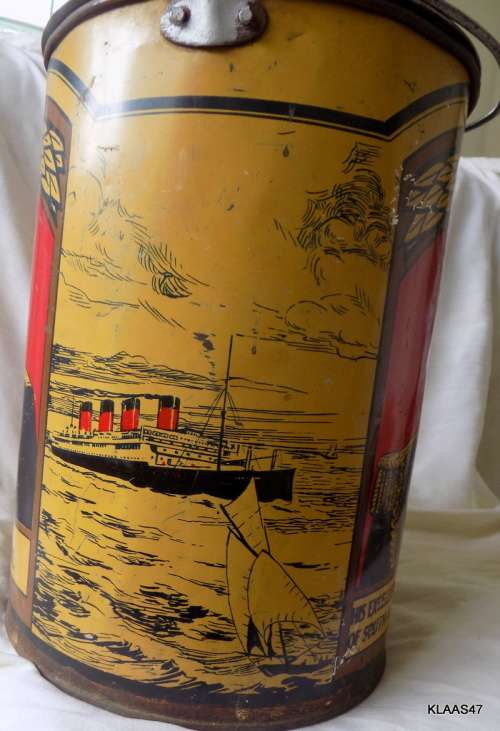Vintage Tin - His Majesty King Edward VIII and Lord Clarendon (Govenor General South Africa)