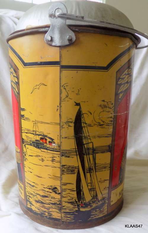 Vintage Tin - His Majesty King Edward VIII and Lord Clarendon (Govenor General South Africa)