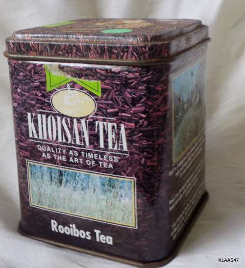 Khoisan Tea (Rooibos Tea)  Empty tin