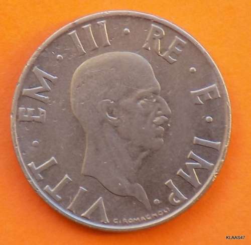 1939 R - Italia - 2 Lire - Vittorio Emanuele III -  Magnetic