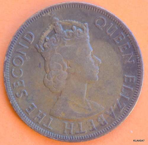 1955 - 2 cents - BRITISH CARIBBEAN TERRITORIES - EASTERN GROUP (ELIZABETH II)