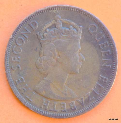 1955 - 2 cents - BRITISH CARIBBEAN TERRITORIES - EASTERN GROUP (ELIZABETH II)