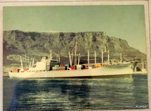 S.A. Constantia with Table Mountain in background : Framed Signed Print : Framed