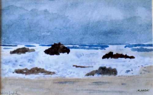 Seascape - Watercolour - Framed