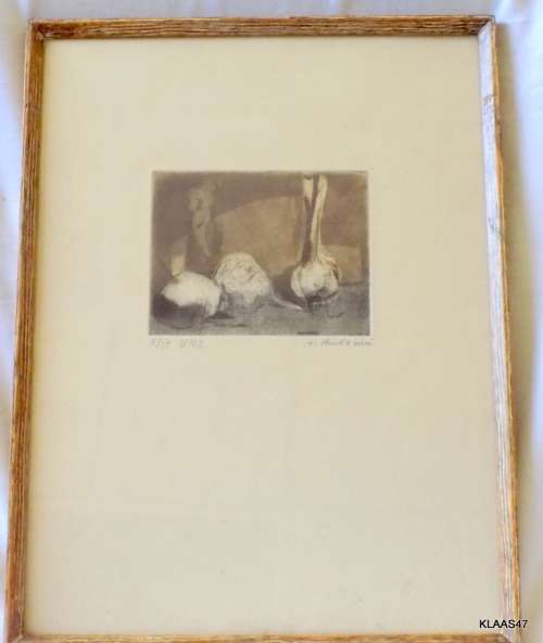 Print - 6/15 VI `63 - Signed  (Framed