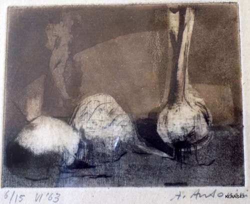 Print - 6/15 VI `63 - Signed  (Framed