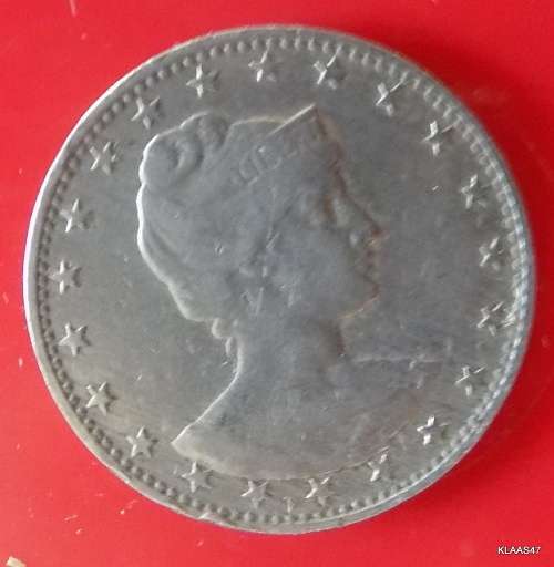 BRAZIL -  200 Réis (Liberty) 1901 - Copper-nickel