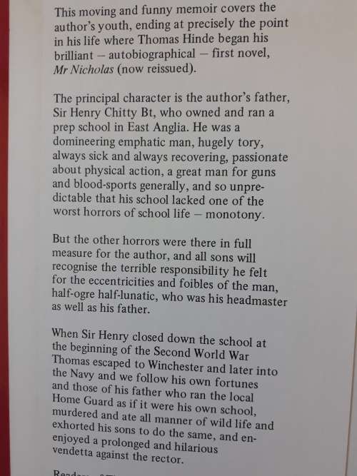 Sir Henry and Sons - Thomas Hinde - Hardcover