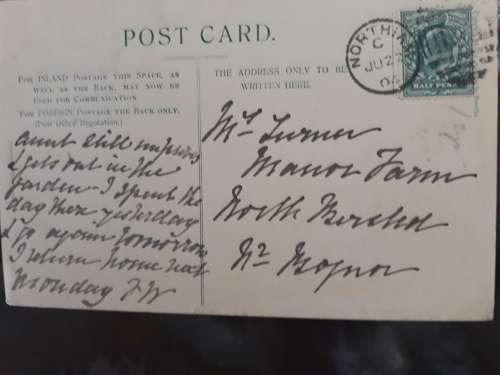 Bodiam Castle - The `Judge` Series : Postally Used : JU 22 1904