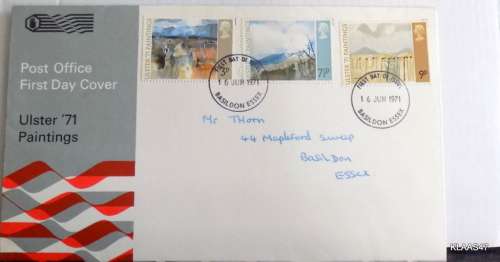 GB - Ulster `71 (Paintings) - FDC