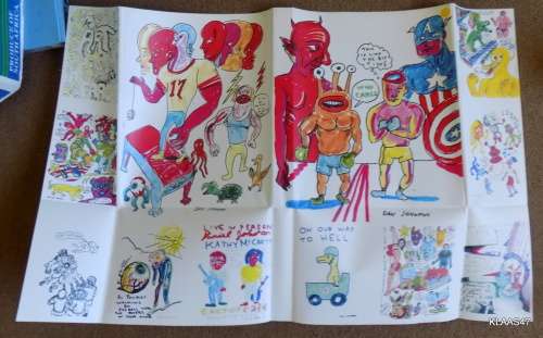 Daniel Johnston with contributions by Jad Fair, Philippe Vergne, Harvey Pekar - Hardcover