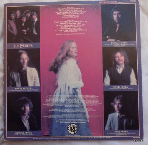 THE FUREYS  -  When You Were Sweet Sixteen - Nitty Gritty Records  - NGC 1043 -  South Africa 1982