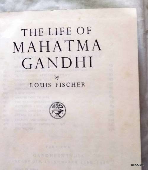 The Life of Mahatma Gandhi  by Louis Fischer  - Hardcover - 1951 No Dustcover
