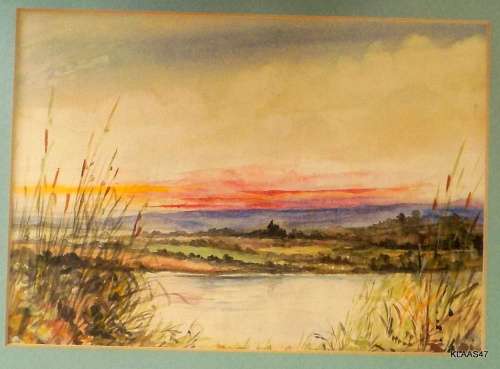 Sunset - Unsigned - Framed