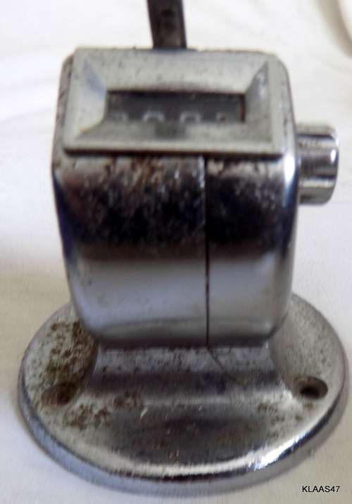 Vintage - Togoshi Seiki - 4 Digit Tally Counter (On Base) - Made in Japan