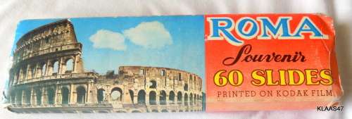 ROMA Souvenir - 60 Slides - Printed on Kodak Film